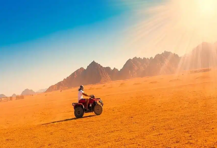 Private Morning quad Desert Adventure from Hurghada